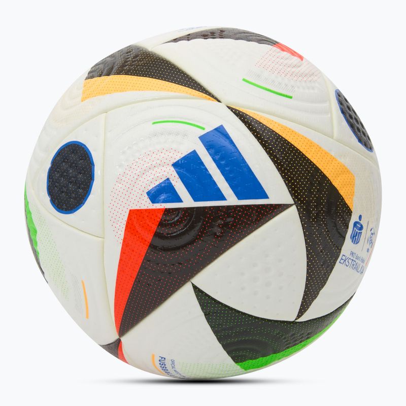 Fotbalový míč Adidas Ekstraklasa Pro white/black/glow blue velikost 5