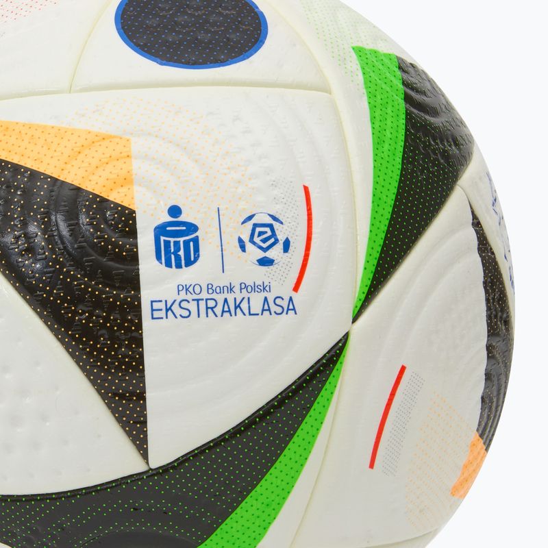 Fotbalový míč Adidas Ekstraklasa Pro white/black/glow blue velikost 5 3