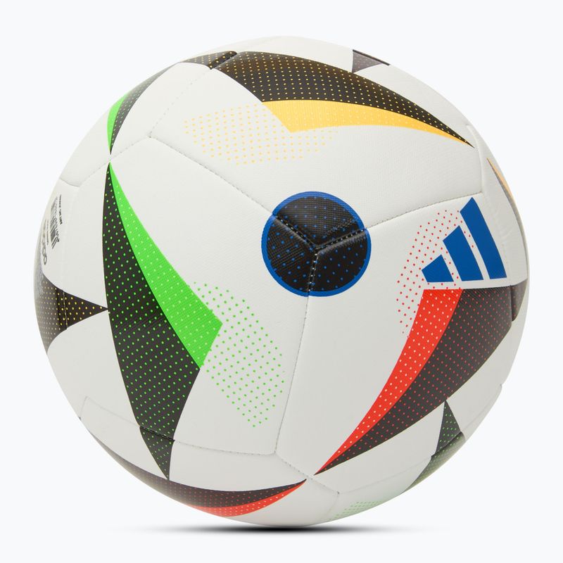 Fotbalový míč Adidas Ekstraklasa Training fotbalové white/black/glow blue velikost 5 2