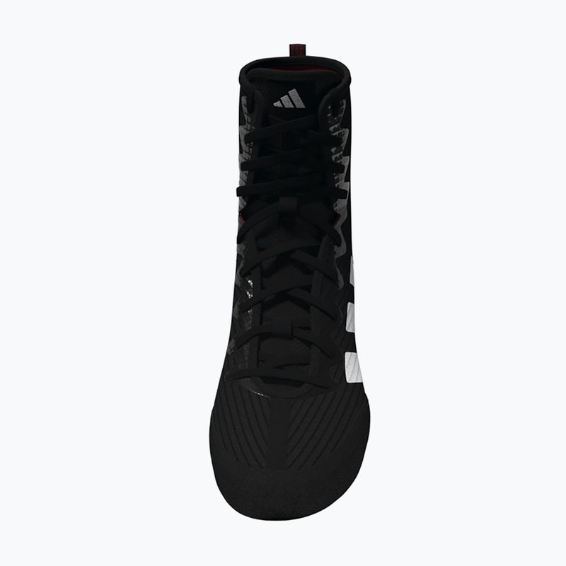 Boxerské boty Adidas Box Hog 4 core black/cloud white/pure ruby 5