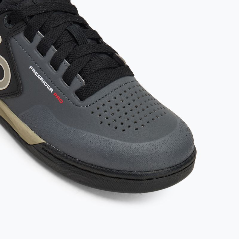 Pánské cyklistické boty Adidas FIVE TEN Freerider Pro grey six/silver pebble/core black 7