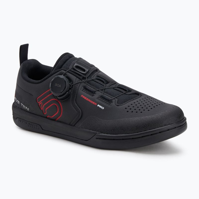 Pánské cyklistické boty na platformě Adidas FIVE TEN Freerider Pro Boa core black/red/cloud white 