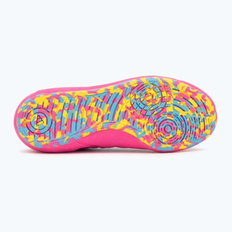 Dětské boxerské boty adidas Havoc core black/signal cyan/yellow 4