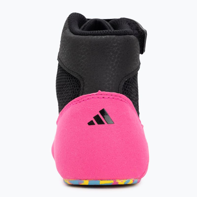 Boxerské boty adidas Havoc Core Black/Signal Cyan/Yellow 6