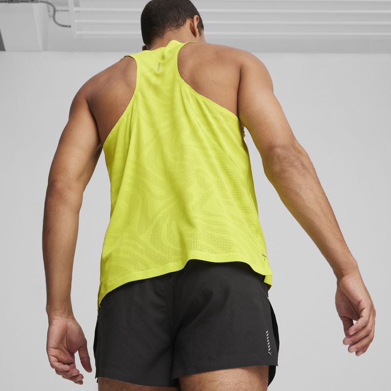 Pánské běžecké tílko PUMA Run Ultraspun Singlet green 4