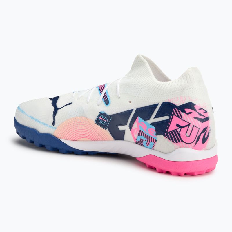 Kopačky PUMA Future 7 Match Vol. Up TT white/lumi blue/poison pink/fizzy melon/bluemazing 3