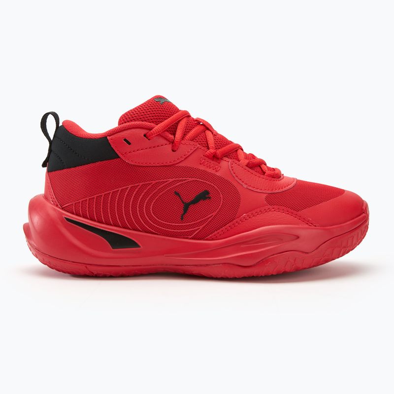 Dětské basketbalové boty PUMA Playmaker Pro JR for all time red/puma black 2