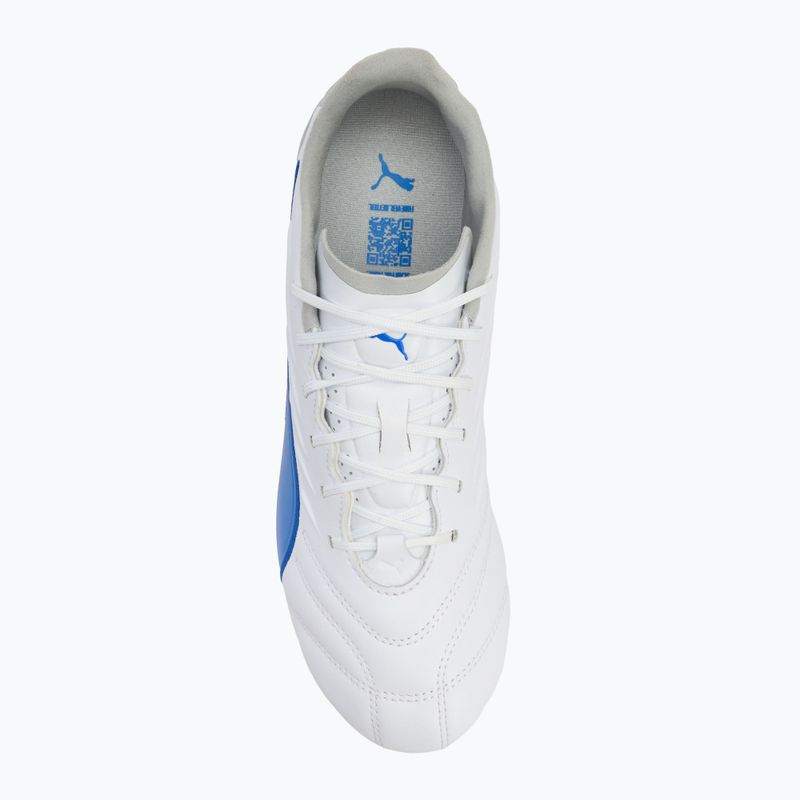 Pánské kopačky PUMA King Pro FG/AG puma white/bluemazing/flat light grey/sunset glow 5