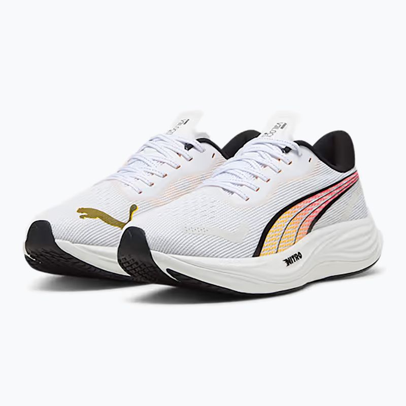 Pánské běžecké boty PUMA Velocity Nitro 3 puma white/sun stream 8