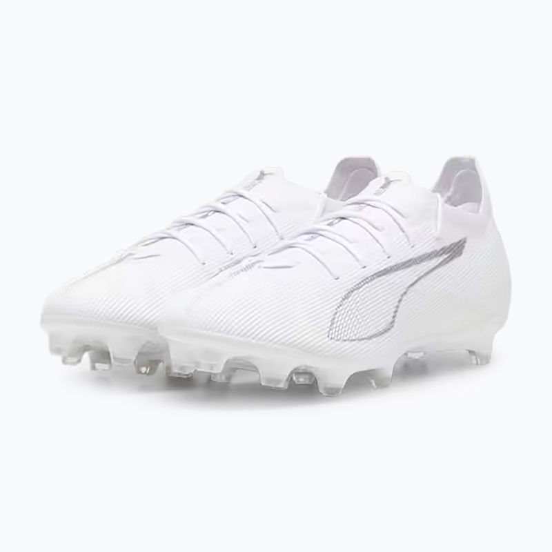 Kopačky PUMA Ultra 5 Pro FG/AG puma white/puma white 8