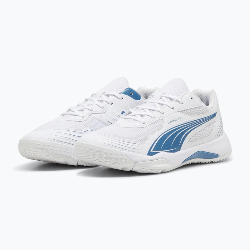 Sálová sportovní obuv PUMA Solarflash III puma white/blue horizon 3