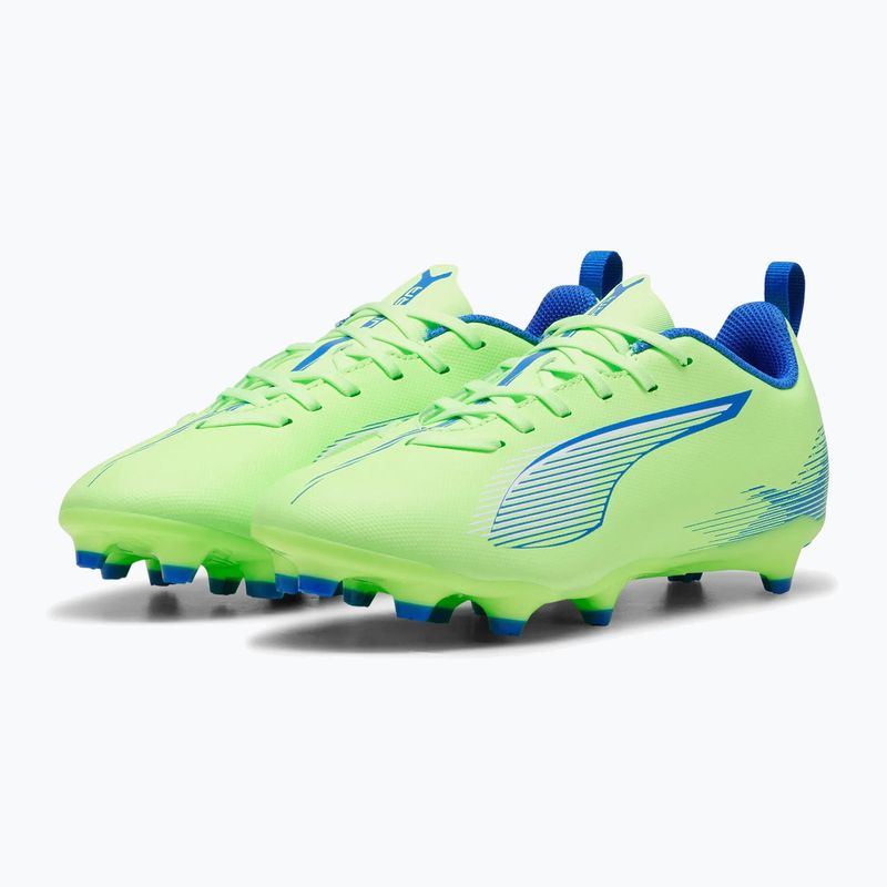Dětské kopačky  PUMA Ultra 5 Play FG/AG Jr fizzy apple/puma white 10