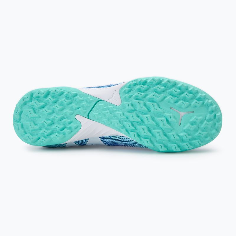 Dětské kopačky PUMA Future 7 Match TT + Mid Jr blue/puma white/electric peppermint 4