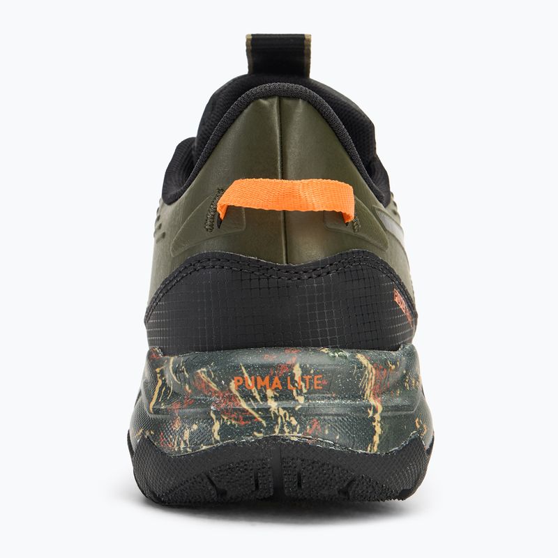 Pánské běžecké boty PUMA Extend Lite Trail landslide dark olive/puma black 6