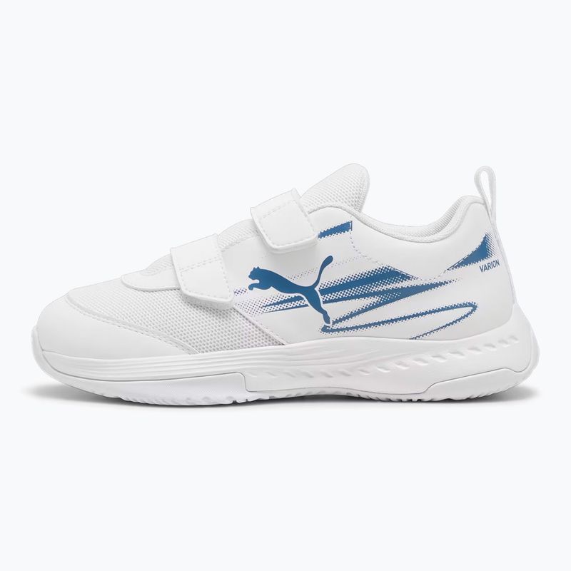 Dětská sálová sportovní obuv PUMA Varion II V Jr puma white/blue horizon 9