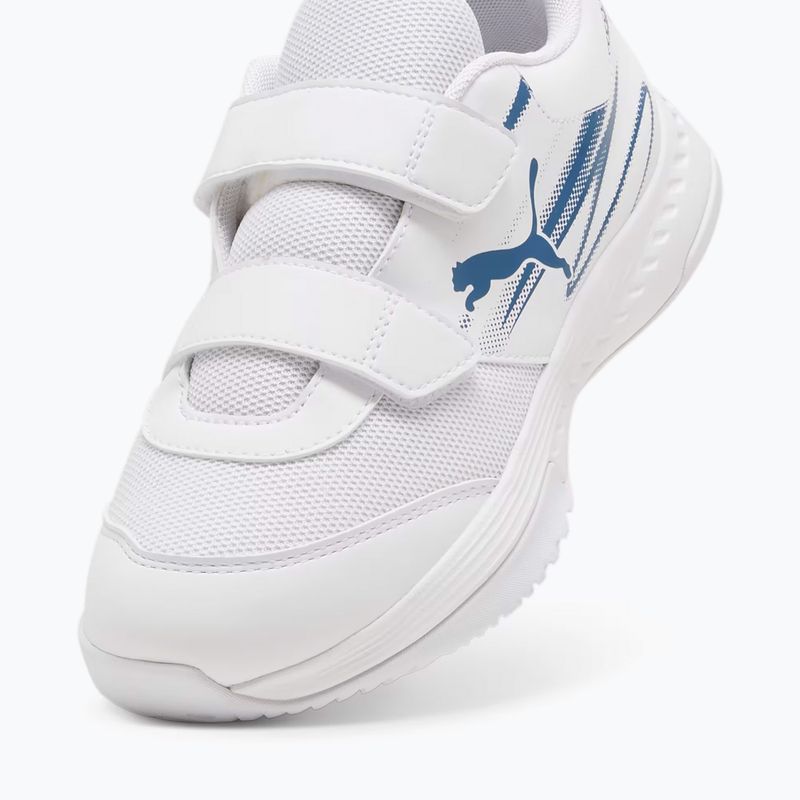 Dětská sálová sportovní obuv PUMA Varion II V Jr puma white/blue horizon 12