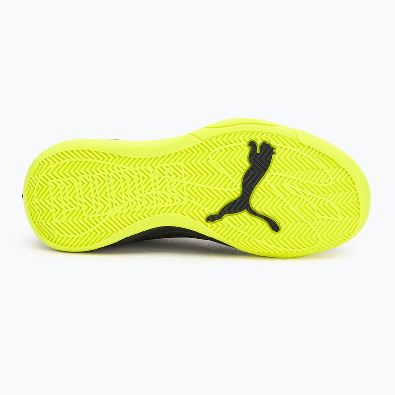 Pánské basketbalové boty PUMA Court Pro puma black/electric lime 4