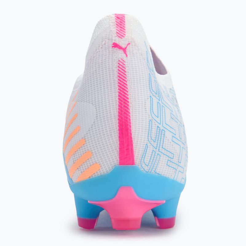 Kopačky PUMA Ultra 5 Match Vol. Up FG/AG puma white/luminous blue 6