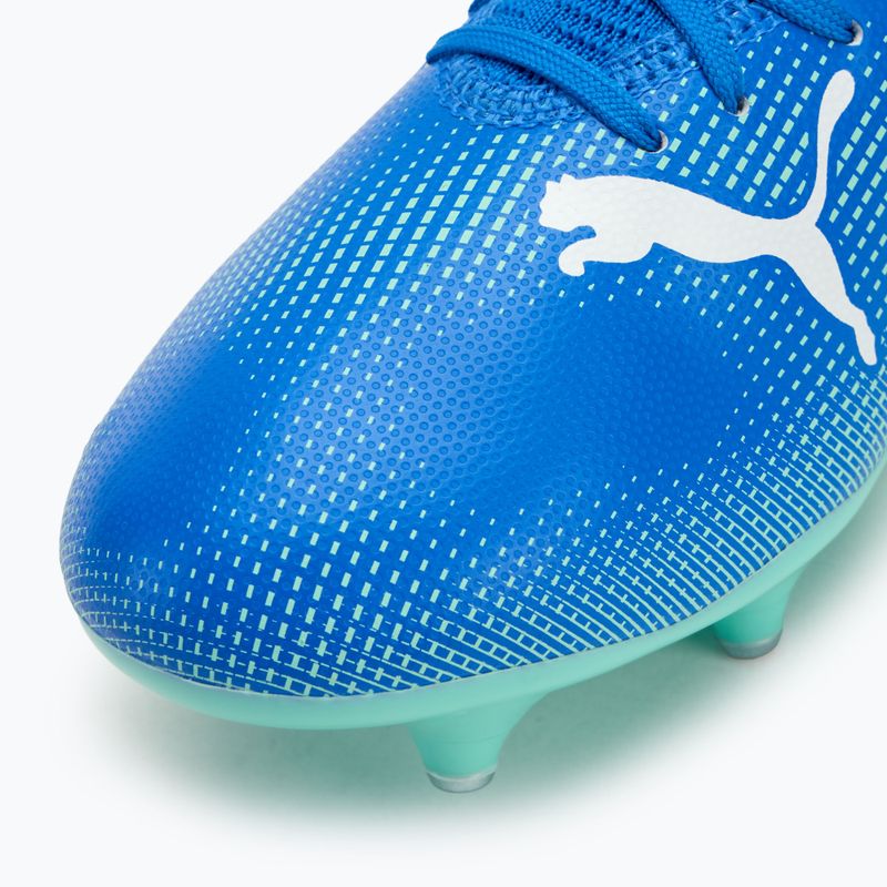 Kopačky PUMA Future 7 Play MxSG hyperlink blue/mint/puma white 7