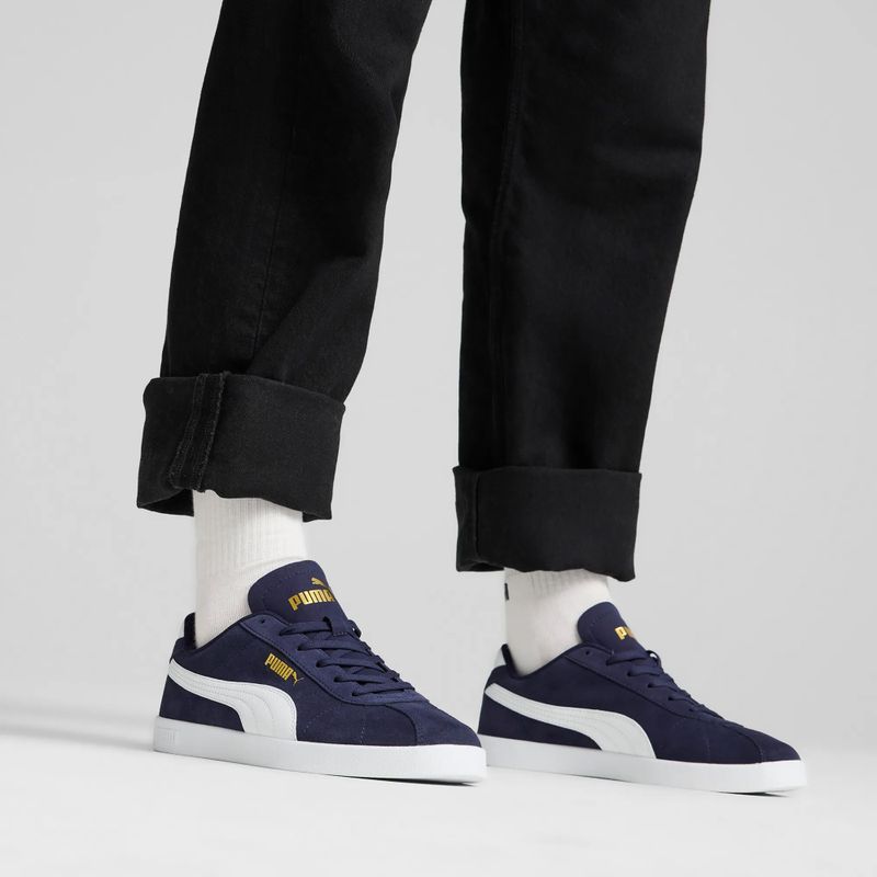 Boty  PUMA Club II puma navy/puma white/puma gold 9