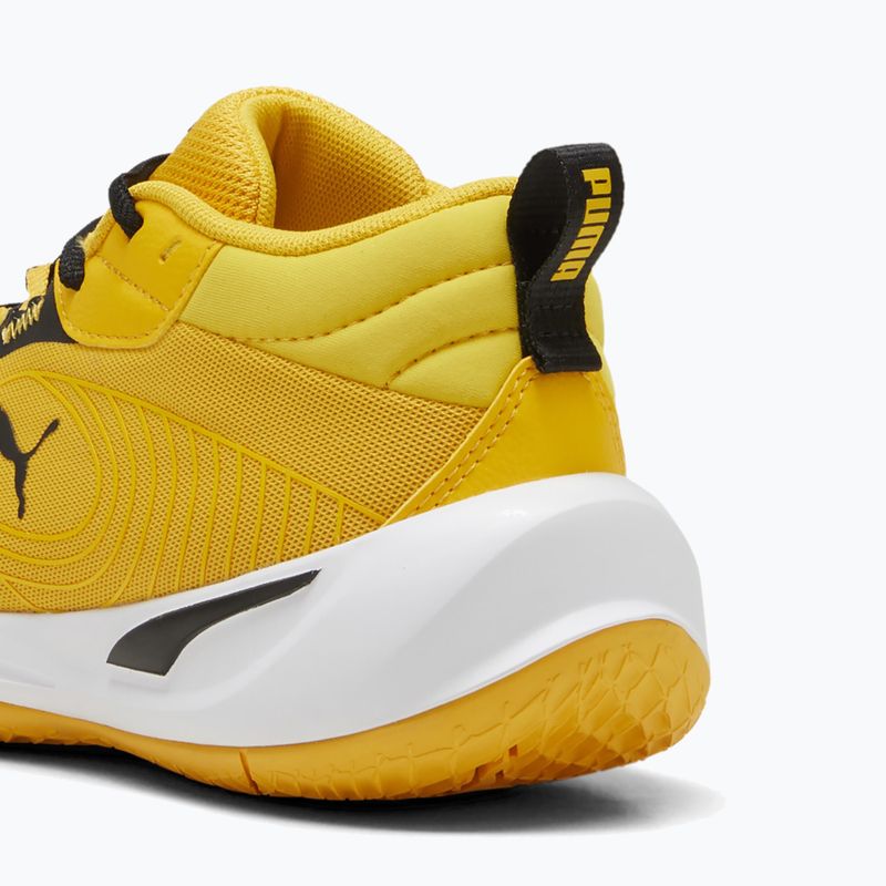 Dětské basketbalové boty PUMA Playmaker Pro JR  yellow sizzle/puma black 13