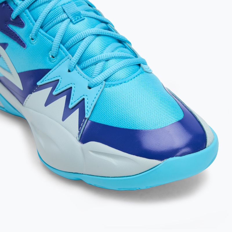 Basketbalové boty PUMA Genetics purple glimmer/bright aqua/strong gray/white 7