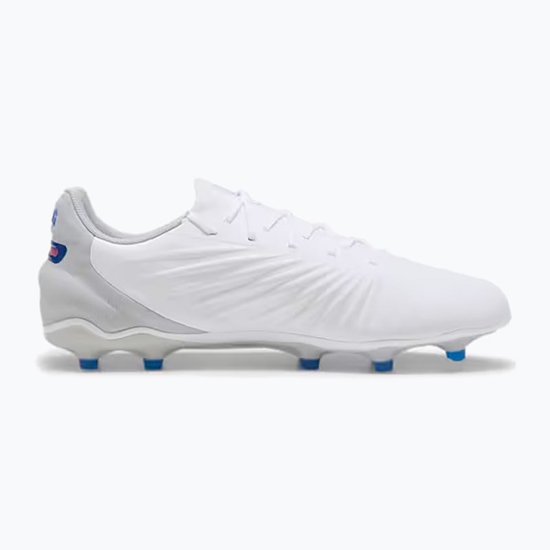 Kopačky PUMA King Match FG/AG puma white/bluemazing/flat light grey/sunset glow 9