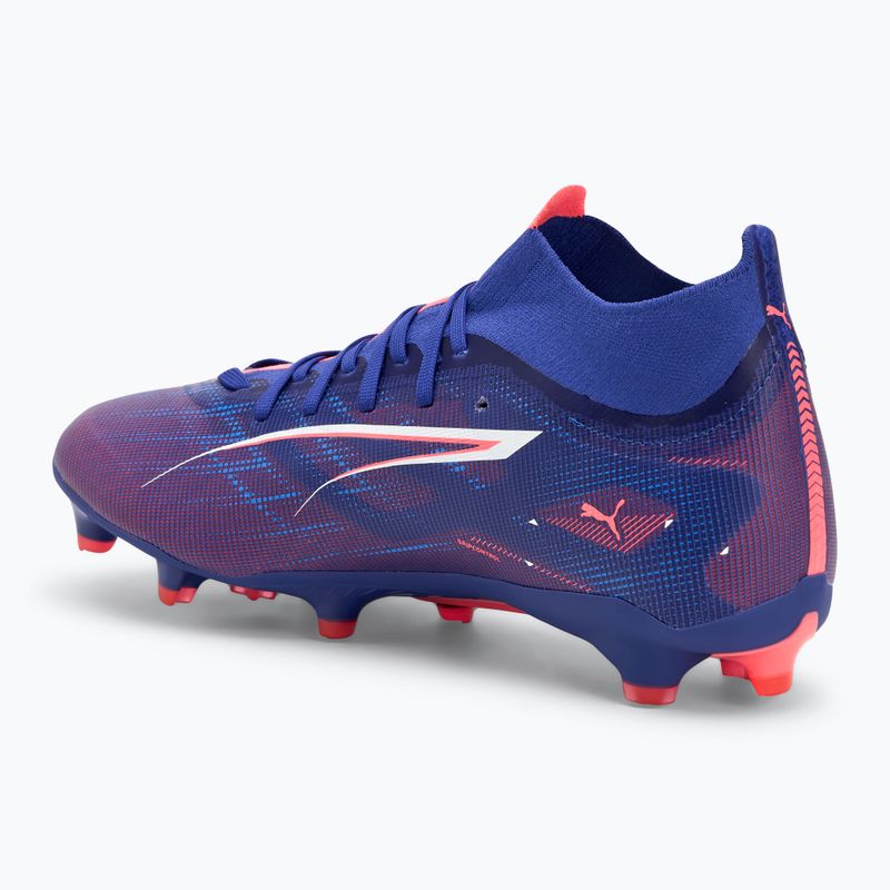Kopačky PUMA Ultra 5 Match+ FG/AG lapis lazuli/puma white/sunset gloe 3