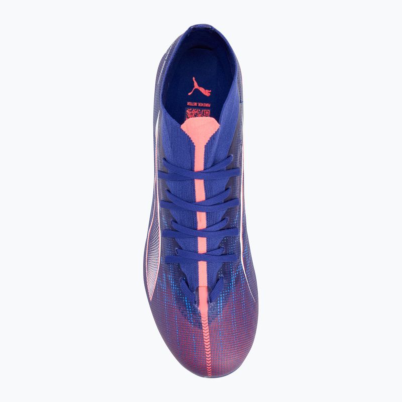 Kopačky PUMA Ultra 5 Match+ FG/AG lapis lazuli/puma white/sunset gloe 5