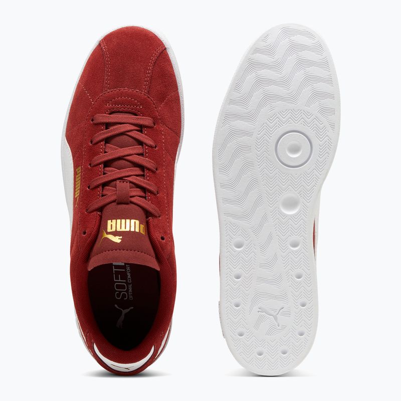 Boty  PUMA Club II intense red/puma white/puma gold 10