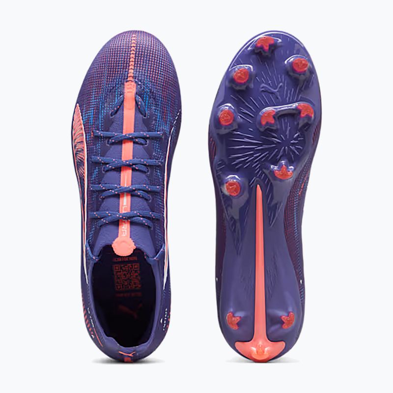 Kopačky PUMA Ultra 5 Pro FG/AG lapis lazuli/puma white/sunset gloe 11