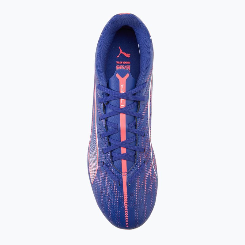 Kopačky PUMA Ultra 5 Play FG/AG lapis lazuli/puma white/sunset gloe 5
