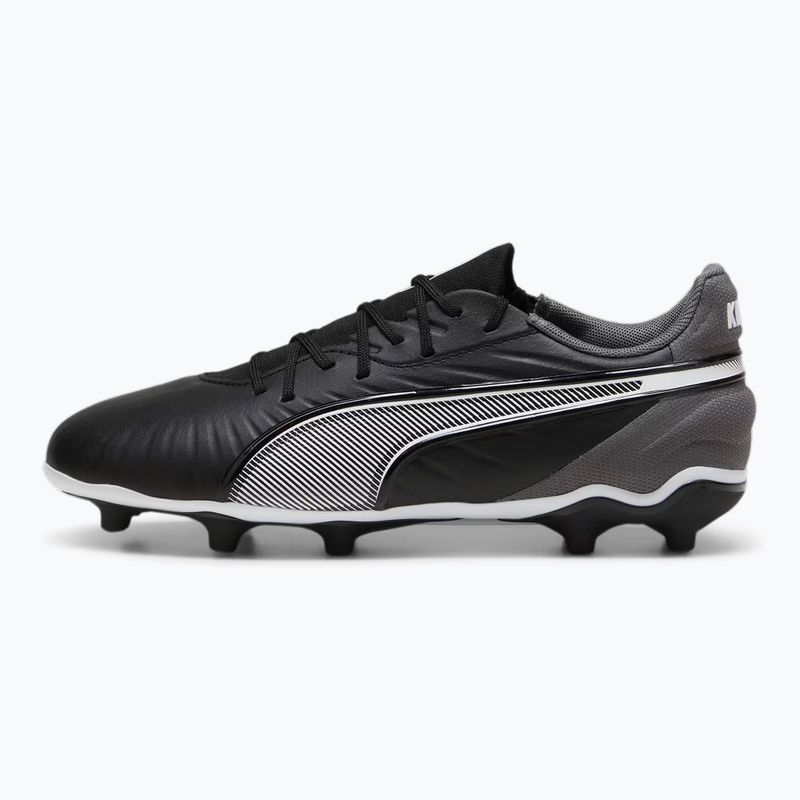 Dětské kopačky PUMA King Match FG/AG Jr puma black/puma white/cool dark grey 9