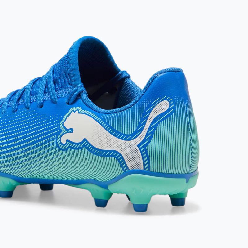 Dětské kopačky PUMA Future 7 Play FG/AG Jr hyperlink blue/mint/puma white 6