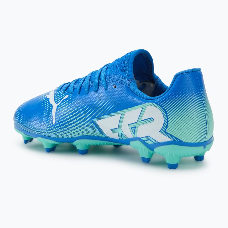 Dětské kopačky PUMA Future 7 Play FG/AG Jr hyperlink blue/mint/puma white 3