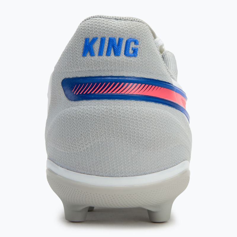 Dětské kopačky PUMA King Match FG/AG Jr puma white/bluemazing/flat light grey/sunset glow 6