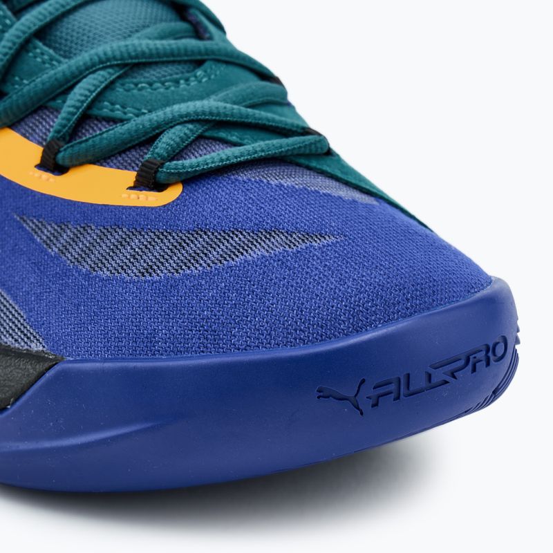 Pánské basketbalové boty PUMA All-Pro Nitro Crowd Craze lapis lazuli/cold green/puma black 7