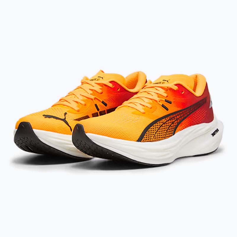Pánská běžecké boty PUMA Deviate Nitro 3 Fade sun stream/sunset glow/puma white 8