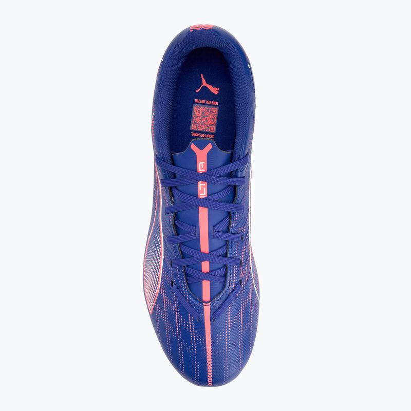 Kopačky PUMA Ultra 5 Play MxSG lapis lazuli/puma white/sunset glow 5