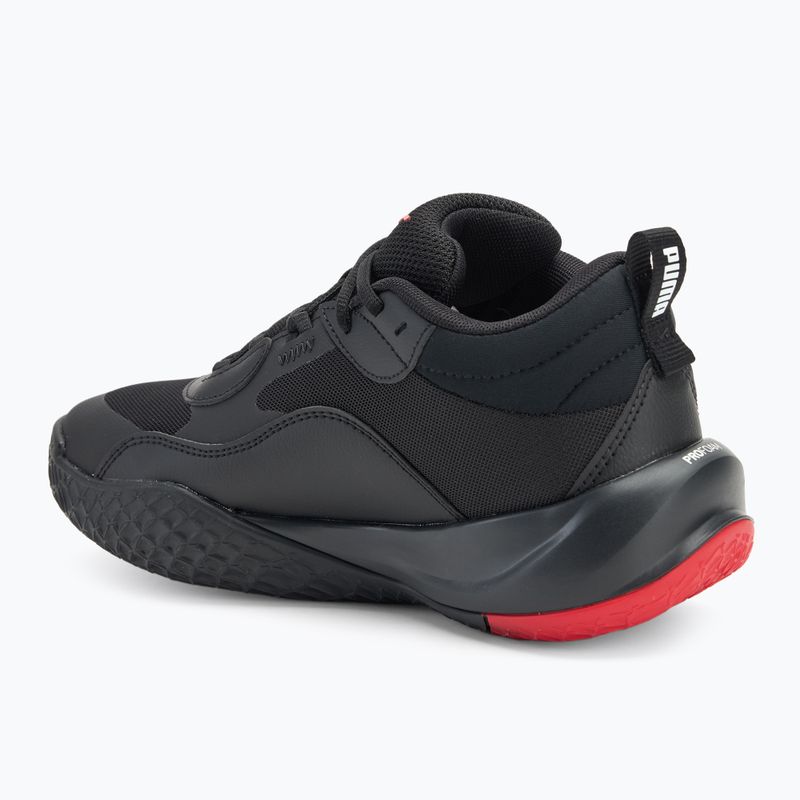 Dětské basketbalové boty PUMA Playmaker Pro JR puma black/for all time red 3