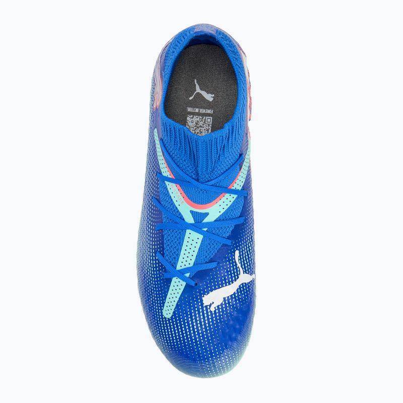 Dětské kopačky PUMA Future 7 Pro FG/AG Jr bluemazing/puma white/electric peppermint 5