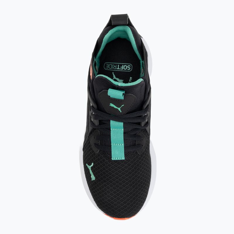 Dětské boty PUMA Softride Enzo NXT Jr puma black /jade frost 5