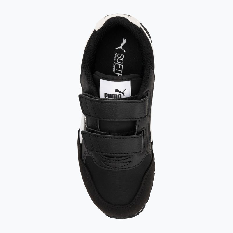 Juniorské boty  PUMA ST Runner v4 NL V PS puma black/puma white 5