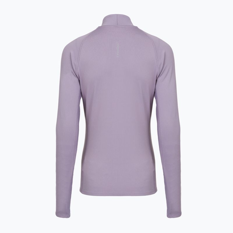 Dámská běžecká mikina PUMA Run For Her Ribbed Full Zip pale plum 2