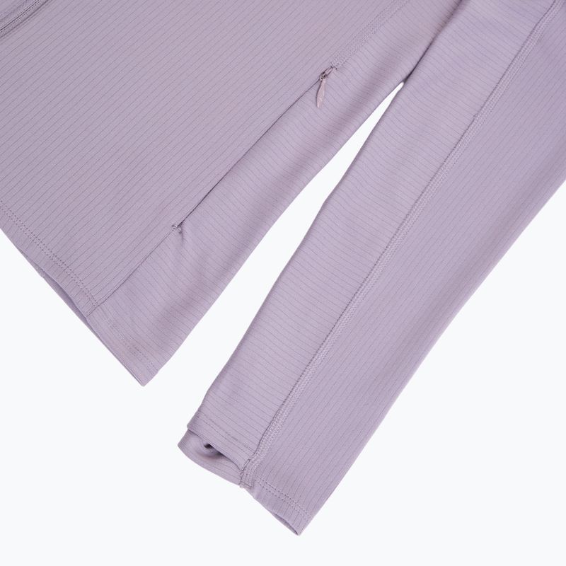 Dámská běžecká mikina PUMA Run For Her Ribbed Full Zip pale plum 4