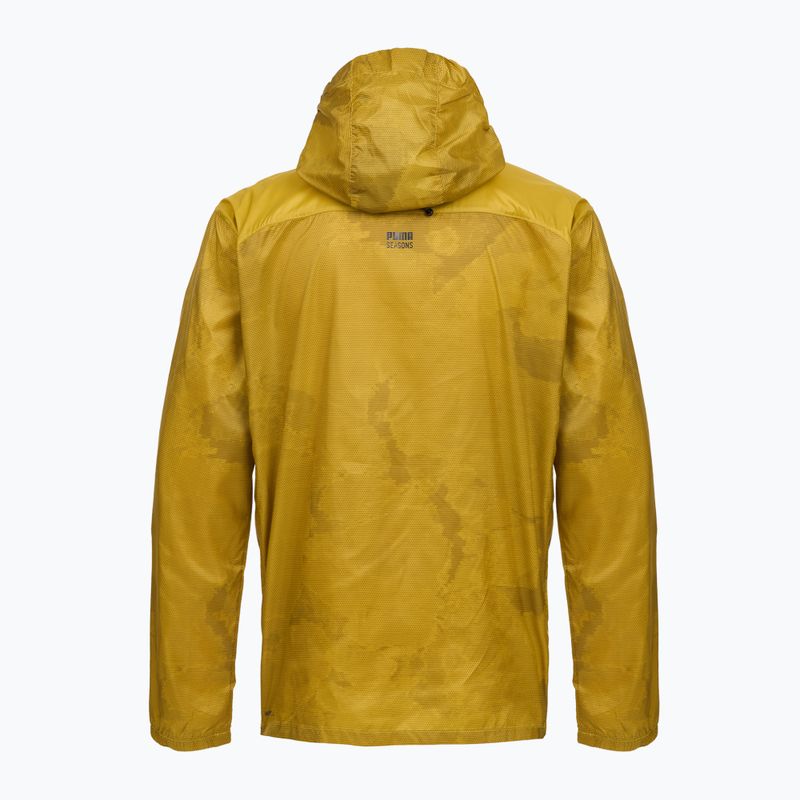 Pánská běžecká bunda Puma Seasons Windcell Running Jacket gold 2