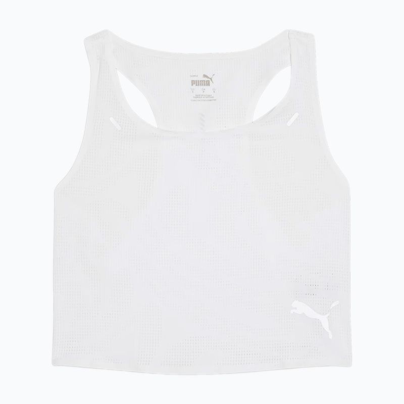 Pánské běžecké tílko PUMA Run Ultraspun Singlet puma white/aop