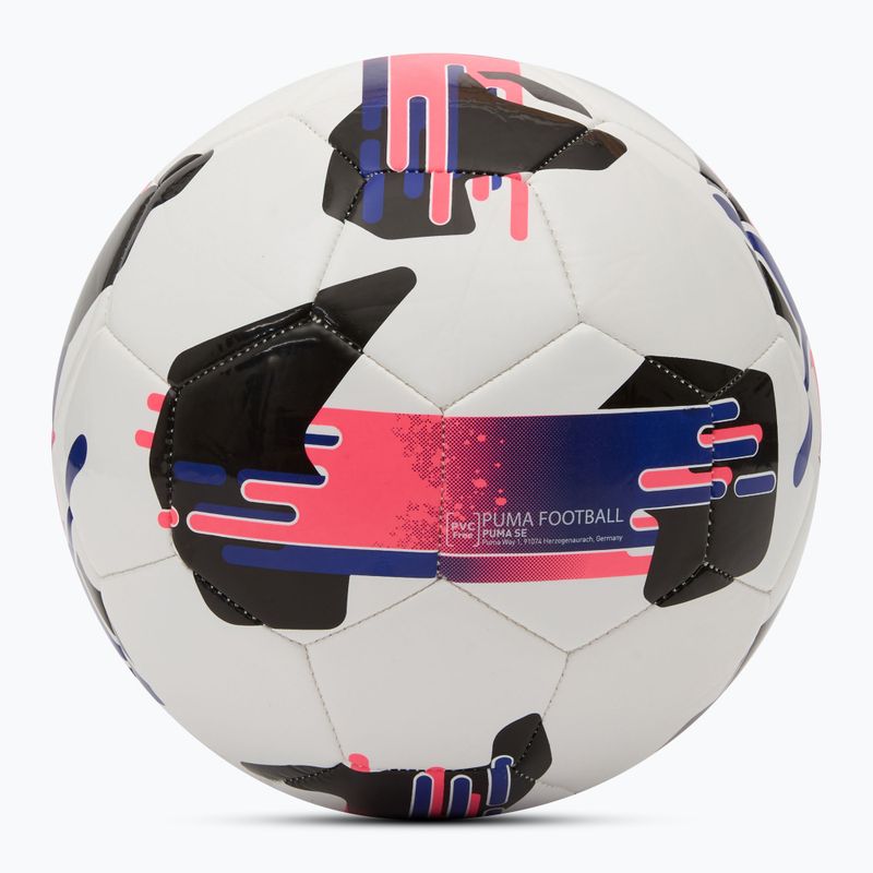 Fotbalový míč PUMA Orbit 6 MS fotbal puma white/lapis lazuli/sunset glow velikost 3 2