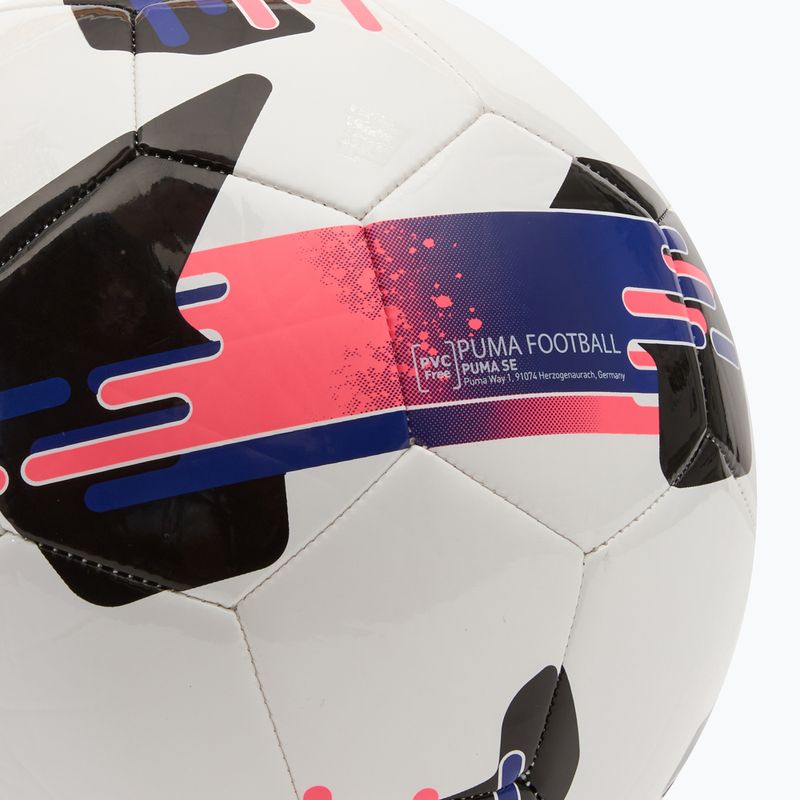 Fotbalový míč PUMA Orbit 6 MS fotbal puma white/lapis lazuli/sunset glow velikost 5 3