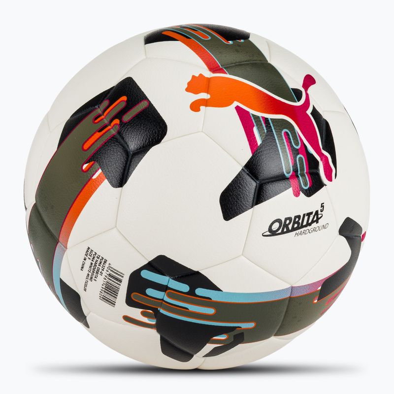 Fotbalový míč  PUMA Orbita 5 TB Hardground puma white/multicolor velikost  5 2